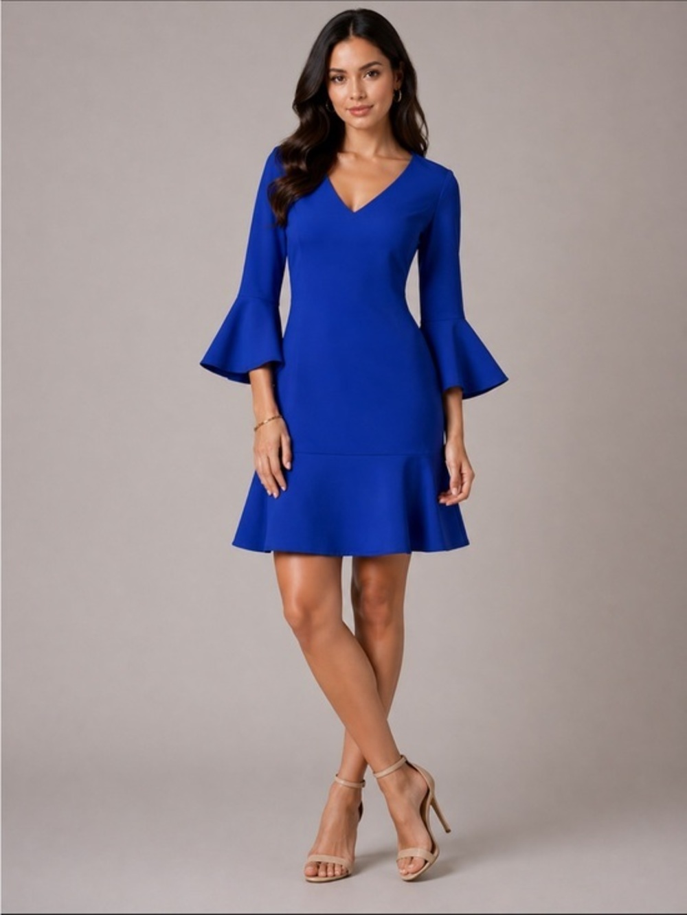 Jude Connally blue dress nwt